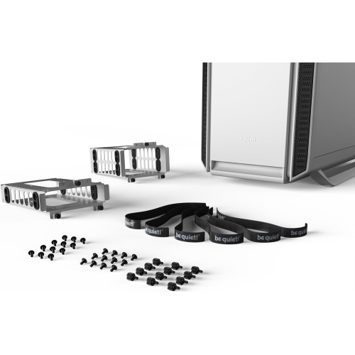 be quiet! Silent Base 802 ATX Midi Tower PC Case| 3 Pre-Installed Pure Wings 2 Fans | Sound Insulated | White | BG040