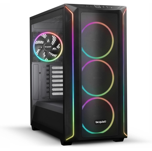 be quiet! Shadow Base 800 FX - ARGB - 4 Light Wings 140mm PWM Fans - Mid-Tower PC Gaming Case - 420mm radiators or E-ATX motherboards Support - Black