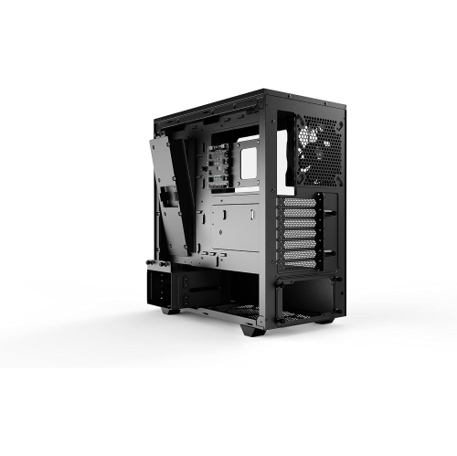 be quiet! Pure Base 500 FX ATX Midi Tower PC case | ARGB | 4 Pre-Installed Light Wings PWM Fans | Tempered Glass Window | Black | BGW43
