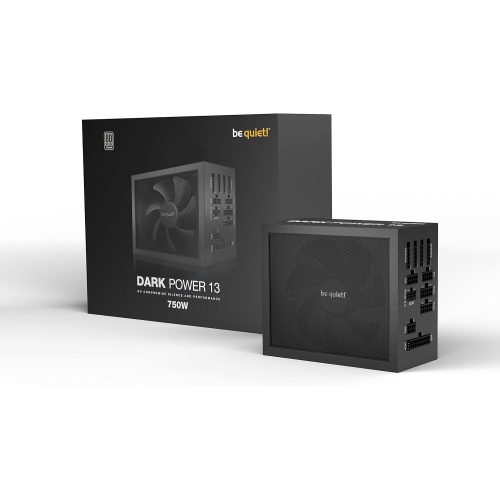 be quiet! Dark Power 13 750W Quiet Performance Power Supply | 80 Plus Titanium Efficiency | ATX 3.0 | PCIe 5 | Modular | BN659
