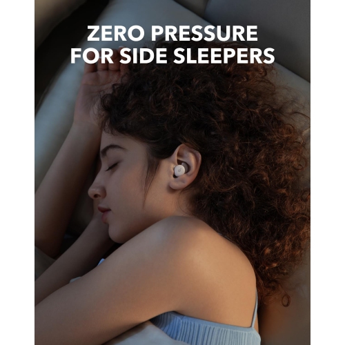 soundcore Sleep A20 by Anker Sleep Earbuds, Noise Blocking Sleep Headphones, Small Earplugs for Side Sleepers, 80H Playtime, Stream Content via