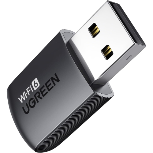 UGREEN USB WiFi Adapter AX900 Entry-Level WiFi 6 Dongle for PC Desktop 5GHz 600Mbps, 2.4GHz 287Mbps Dual Band Wireless Network Adapter for Windows 11