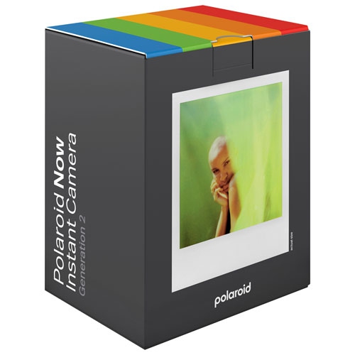 Tout nouveau - Appareil photo instantané Now de 2e génération de Polaroid - Noir