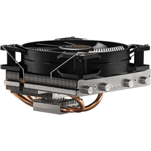 be quiet! Shadow Rock LP 130W TDP Low Profile CPU Cooler | Intel Compatible 1700 1200 1150 1151 1155 2011 Square ILM | AMD-AM4 | Silver | BK002