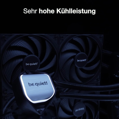 be quiet! Pure Loop 2 360 mm All-in-One Water Cooling for Overclocked AMD/Intel Systems, 3x Pure Wings 3 PWM High-Speed Fans, Double Decoupled PWM