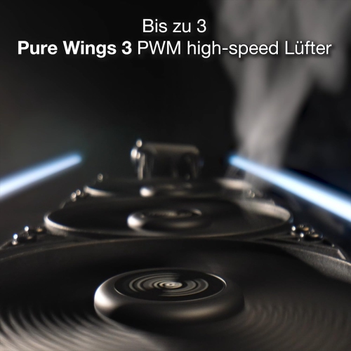 be quiet! Pure Loop 2 360 mm All-in-One Water Cooling for Overclocked AMD/Intel Systems, 3x Pure Wings 3 PWM High-Speed Fans, Double Decoupled PWM