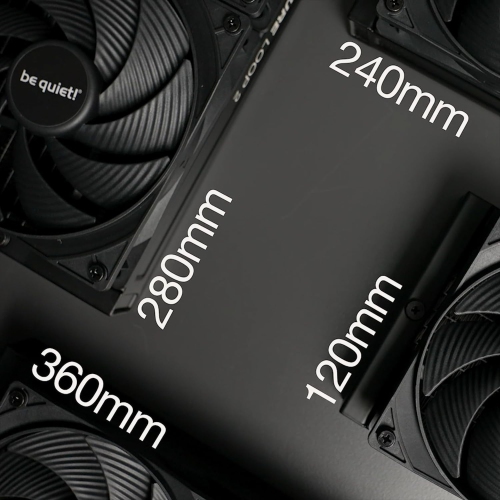 be quiet! Pure Loop 2 360 mm All-in-One Water Cooling for Overclocked AMD/Intel Systems, 3x Pure Wings 3 PWM High-Speed Fans, Double Decoupled PWM
