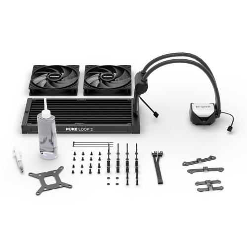 be quiet! Pure Loop 2 280mm | All in One Water Cooling System | Intel 1700 1200 1150 1151 1155 | AM5 AM4 | BW018