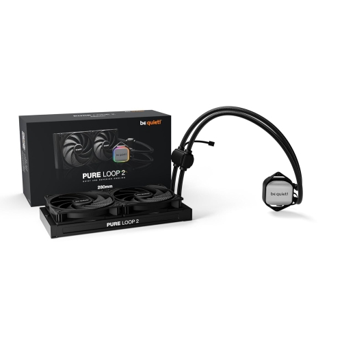 be quiet! Pure Loop 2 280mm | All in One Water Cooling System | Intel 1700 1200 1150 1151 1155 | AM5 AM4 | BW018