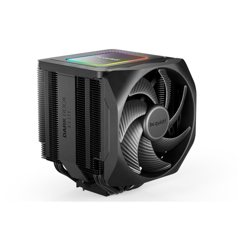 be quiet! Dark Rock Elite Air CPU Cooler | 2X Silent Wings 135mm PWM Fans | Speed Switch with 2 Modes | High-Performance Heat Pipes | Enhanced RAM Co