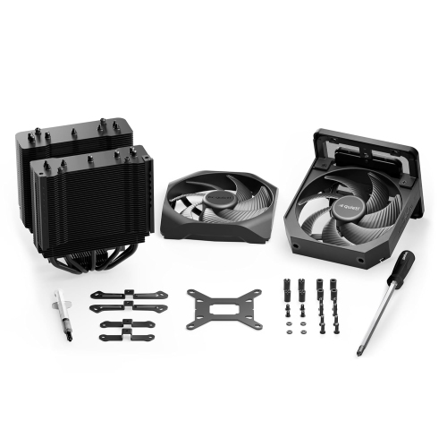 be quiet! Dark Rock Elite Air CPU Cooler | 2X Silent Wings 135mm PWM Fans | Speed Switch with 2 Modes | High-Performance Heat Pipes | Enhanced RAM