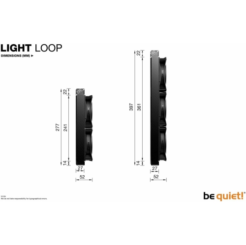 be quiet! Light Loop 240mm | All in One Water Cooling System | BW020