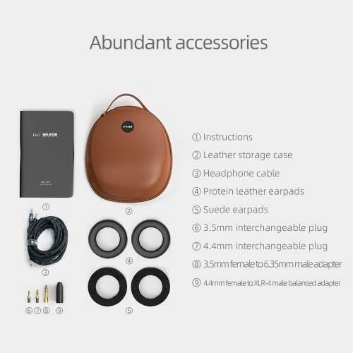 FiiO FT3 Dynamic High-Res Over-Ear Headphones with Bonus Carrying Bag