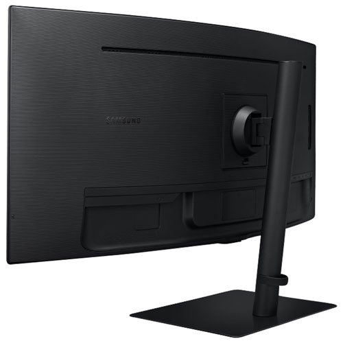 Moniteur FreeSync DEL incurvé VA QHD 100 Hz de 34 po de Samsung avec temps de réponse gris à gris de 5 ms - Noir