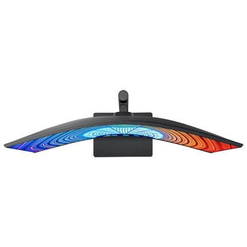 Moniteur FreeSync DEL incurvé VA QHD 100 Hz de 34 po de Samsung avec temps de réponse gris à gris de 5 ms - Noir