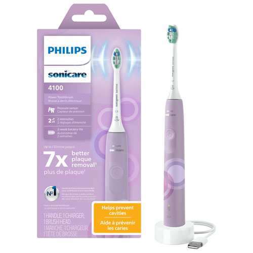 Image 1 of 7.. Philips Sonicare 4100 Electric Toothbrush - Prismatic Lush Lilac