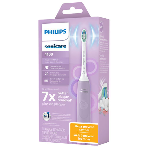 Brosse à dents électrique Sonicare 4100 de Philips (HX3689/24) - Lilas prismatique