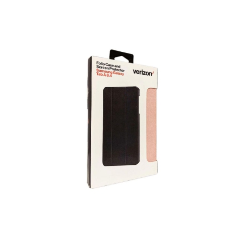 VERIZON  Folio Case And Screen Protector for Samsung Galaxy Tab A 8.4 | Color: In Pink