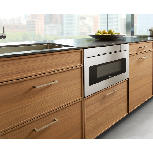 SHARP 24” Built-In Microwave Drawer with Automatic Drawer Opening System, SMD2477ASC