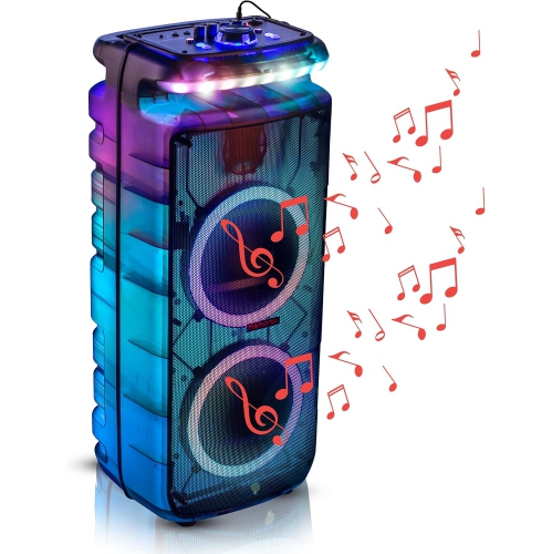 Memorex 8″ Twin Party Speaker | MX-PS821