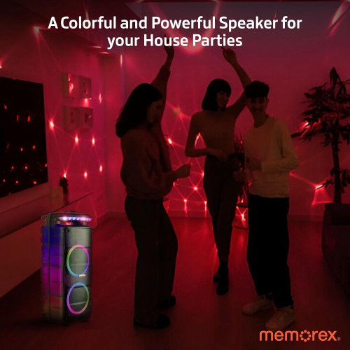 Memorex 8″ Twin Party Speaker | MX-PS821