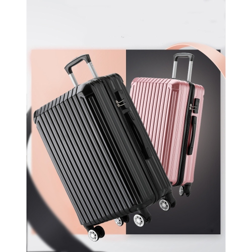 Valise rigide à 360 roulettes pivotantes d'AxGear – Valise de voyage avec verrou de mot de passe de 28 po