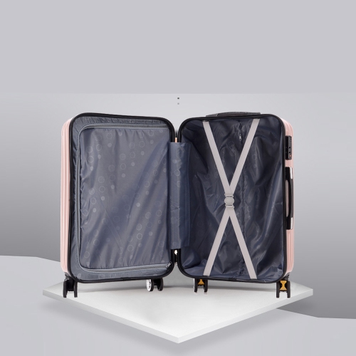 Valise rigide à 360 roulettes pivotantes d'AxGear – Valise de voyage avec verrou de mot de passe de 28 po