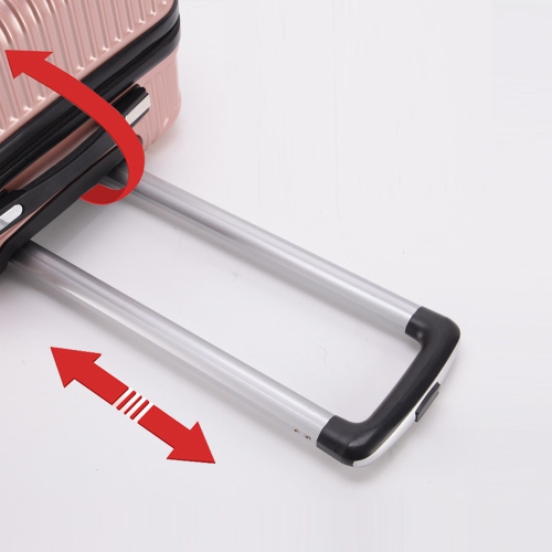 Valise rigide à 360 roulettes pivotantes d'AxGear – Valise de voyage avec verrou de mot de passe de 28 po