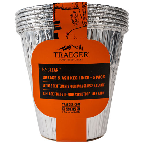 Traeger Grease & Ash Keg Disposable Liner - 5 Pack