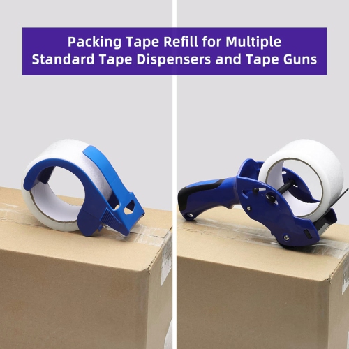 axGear Packaging Tape Shipping Moving Box Mail Warehouse 1.8 in x 109 Yard 100M 6 Roll