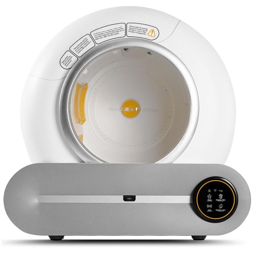 axGear Smart Cat Litter Box Automatic Self Cleaning Odor Removal Large Size Easy Clean