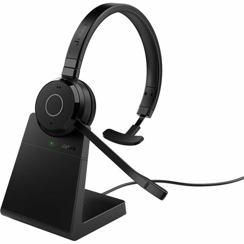 Jabra Evolve 65 TE Wireless Bluetooth On-Ear Mono UC Headset with Built-in Microphone -