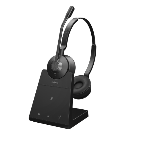 Jabra Engage 45 SE On-Ear Noise Cancelling Wireless Mono Headset with Mic - Black