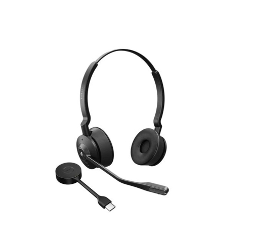 JABRA  Engage 55 Se On-Ear Noise Cancelling Wireless USB-C Ms Stereo Headset With Mic - (9659-470-125) In Black