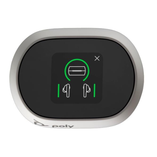 HP Poly Voyager Free 60+ In-Ear/Ear Bud Noise Cancelling Truly Wireless Headset with Mic - White Sand