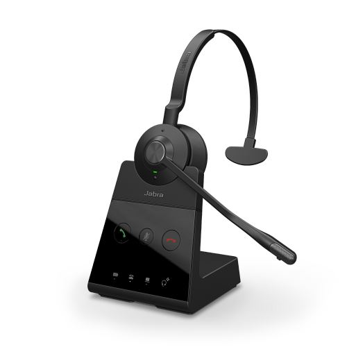 Jabra Engage 65 SE On-Ear Noise Cancelling Wireless Convertible Headset with Mic - Black