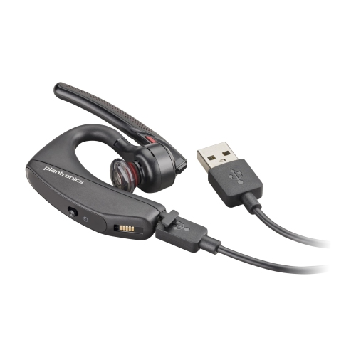 Casque d'écoute USB-A à suppression du bruit Poly Voyager 5200 de HP avec microphone - Noir