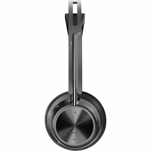 HP Poly Voyager Focus 2 On-Ear Noise Cancelling Wireless USB-A Stereo Headset with Mic - Black