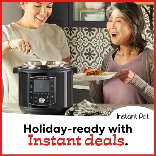Instant Pot Pro 10-in-1 Pressure Cooker- Black