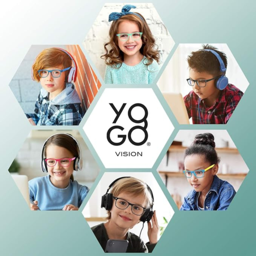 Blue Light Glasses for Kids Anti Eyestrain UV protection Computer TV Phone Kids Blue light Glasses For Boys Girls Age 3-12