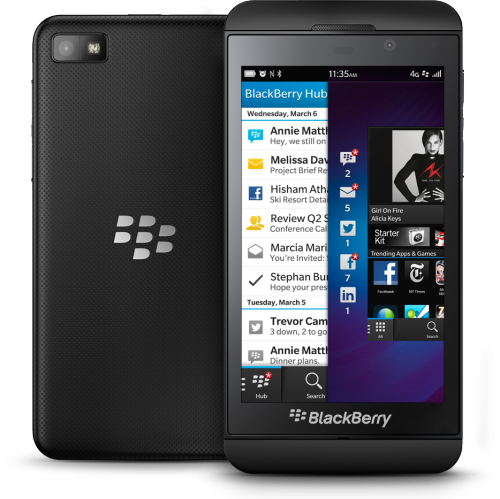 Refurbished - Black Berry Z10 - 16GB - Black - Unlocked