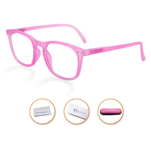 EYEGUARD Blue Light Blocking Computer Glasses for Kids,UV Protection Anti Eyestrain Lens for Boys and Gilrs(5-12 Years Old)