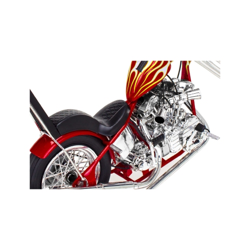 Revell 17326 L.A. Street Chopper 1:8 Scale 107-Piece Skill Level 5 Model Motorcycle Bike Building Kit,White