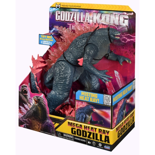 Godzilla x Kong : The New Empire : 13" Mega Deluxe Heat Ray Misting Breath Godzilla Figure by Playmates Toys