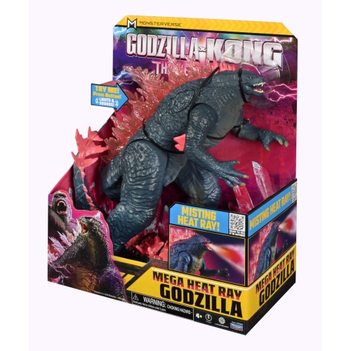 Godzilla x Kong : The New Empire : 13" Mega Deluxe Heat Ray Misting Breath Godzilla Figure by Playmates Toys