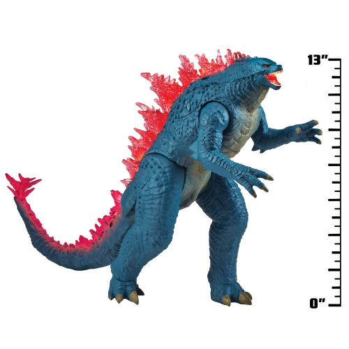 Godzilla x Kong : The New Empire : 13" Mega Deluxe Heat Ray Misting Breath Godzilla Figure by Playmates Toys