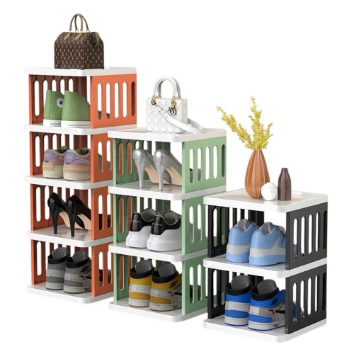 Support de rangement à chaussures à 12 niveaux, organisateur compact étroit pour armoire à chaussures pour la maison, la chambre, l'entrée, le placard