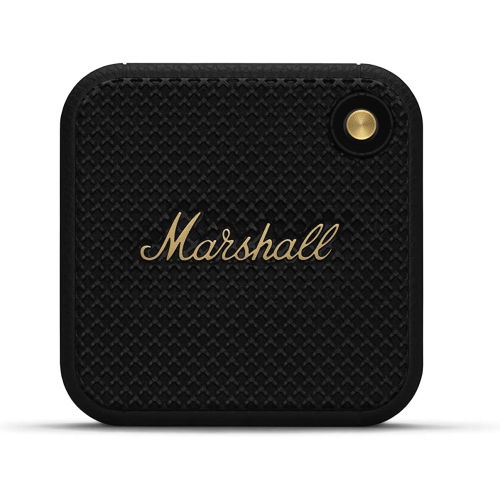 Boîte ouverte - Haut-parleur sans fil Bluetooth étanche Willen de Marshall - Noir/Laiton