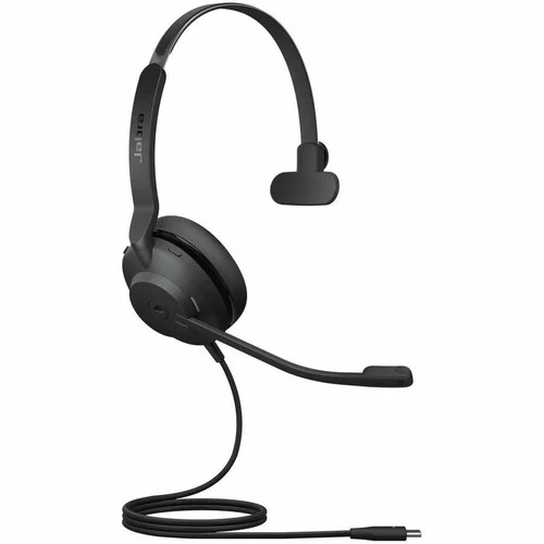 Open Box - Jabra Evolve2 30 SE On-Ear Sound Isolating USB-C Mono Headset with Mic - Black