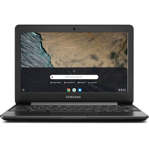 Chromebook 11 6&nbsp;po Celeron N3060 4&nbsp;Go de Samsung Carte graphique 16&nbsp;Go HD ChromeOS Noir Remis à neuf Bon état